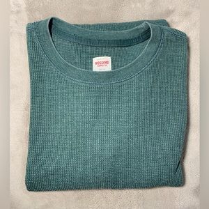 Men’s green knitted sweater ( L)